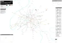 Paris Metro Lines Map