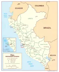 Peru Administrator Divisions