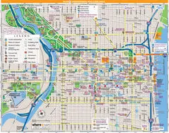Philadelphia Downtown Map (city Center)
