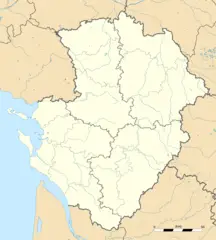 Poitou Charentes Region Location Map