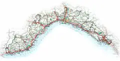 Political Map of Liguria