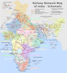 Railway Network Schematic M