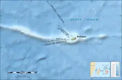 Rodrigues Island Bathymetric Environment Map French