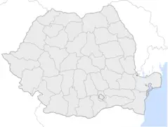 Romania Counties Blank