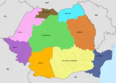 Romania Location Map
