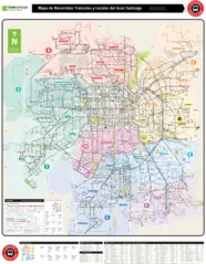 Santiago Transport Map