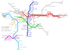 Sao Paulo Metro Map
