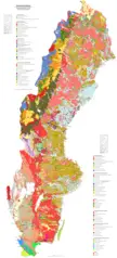 Soil Map of Sweden