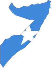 Somalia Flag Map