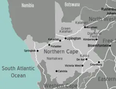 South Africa Northern Cape Map