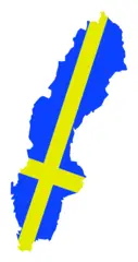 Sweden Flag In Sweden Map