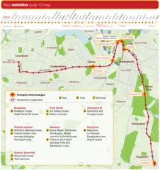 Sydney Metrobus Map