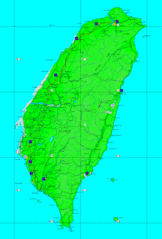 Taiwan Airfields Map