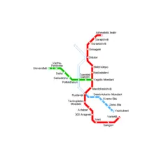 Tbilisi Metro Map