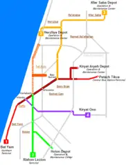 Tel Aviv Subway Map