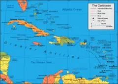 The Caribbean Map