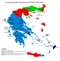 Triple Occupation of Greece Wwii