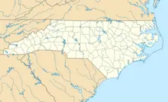 Usa North Carolina Location Map