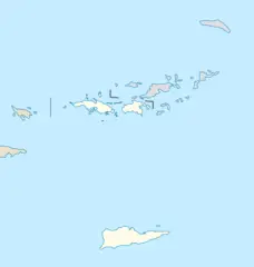 Usa Virgin Islands Location Map