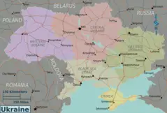 Ukraine Regions Map