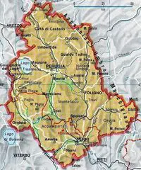 Umbria Political Map