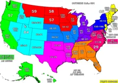 United States Zip Code Map