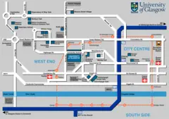 University of Glasgow Campus Map