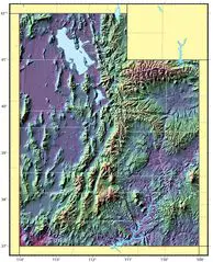 Utah Relief Map