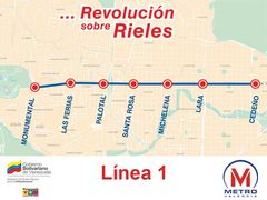 Valencia Metro Map (venezuela)