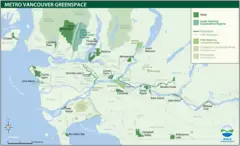 Vancouver Green Space Map