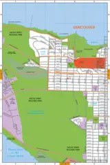 Vancouver Pacific Spirit Regaional Park Map