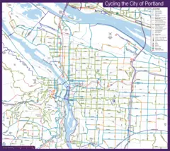Vancouver Downtown Bike Map (city Center)