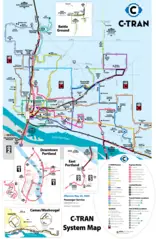 Vancouver Light Rail Map (c Train)
