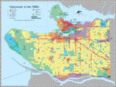 Vancouver Old Map (1980)
