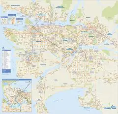Vancouver Transport Map
