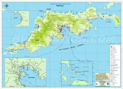 Virgin Islands Tourist Map