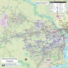Virginia Metrobus Map