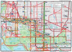 Washington Dc Downtown Metrobus Map (city Center)