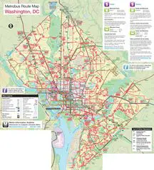 Washington Dc Metrobus Map