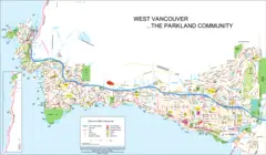 West Vancouver Map