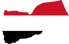 Yemen Flag Map
