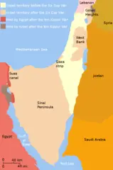 Yom Kippur War Map