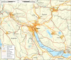 Zurich Area Transportation Map Fr