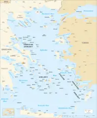Aegean Sea Map De