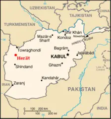 Afghanistan Map Herat