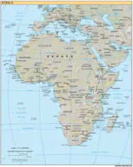 Africa Refeference Map