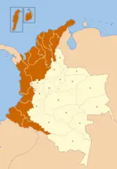 Afrocolombian Map