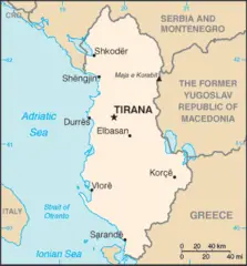 Albania Map 2