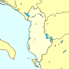 Albania Map Modern