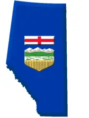 Alberta Flag Contour